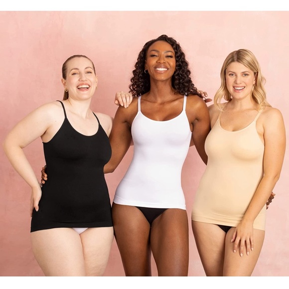 SHAPERMINT Womens Compression Scoop Neck Cami - Picture 2 of 4